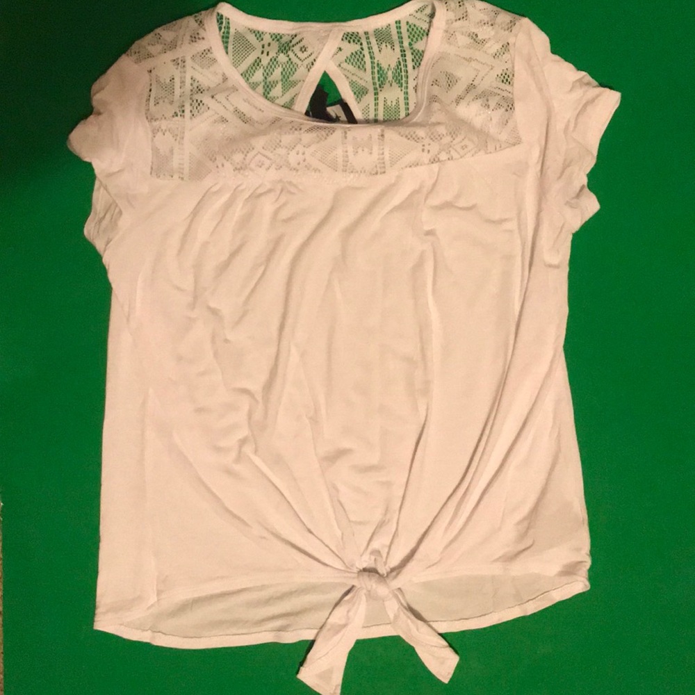 By&By lace accent top size 14 girls
